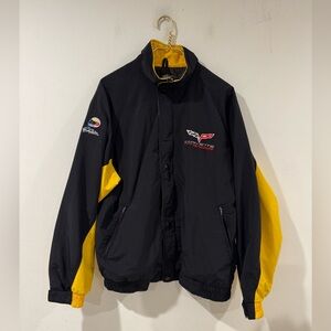 Corvette Racing Jacket men’s Team Jacket Mens Medium (M)
Yellow/Black Full Zip